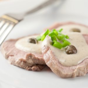 Vitello tonnato – Kalbfleisch mit Thunfischsoße